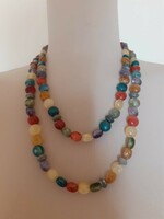 Colorful, retro, plastic necklace