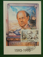 Képeslap - Tamási Áron, 1997. alkalmi bélyegzés