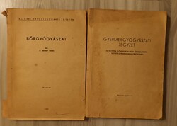 Dr Rávnay Tamás Bőrgyógyászat kézirat+Gyermekgyógyászati jegyzet.