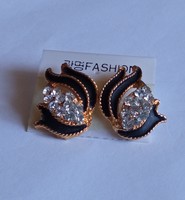 Fashion earrings - elegant sparkling rhinestones