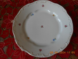 Zsolnay kis virág mintás lapos tányér