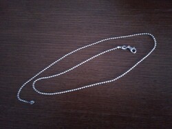 Silver chain and bracelet