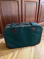 Zöld retro bőrönd 60x40x18cm, vintage koffer