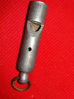 Antique working metal scout whistle in good condition as shown in pictures