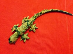 Old baby bag textile lizard gecko lifelike traffic goods animal figure in very nice condition according to pictures