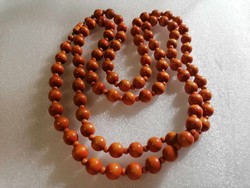 Sold out!!! Long (120 cm) string of brown wooden beads