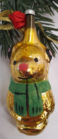Old Christmas tree decoration teddy bear