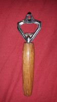 Retro wooden metal bottle opener 15 cm according to the pictures