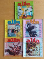 Alfa magazine, 1988, retro comics