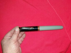 A camouflaged humorous giant ballpoint pen with an old fountain pen cover for collectors, in good condition according to the pictures