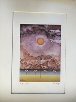 Lubin: beach - art print, artist on paper, 5/8 copies
