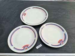T1557 Alföldi art deco mintás tányérok 1 lapos,  2 süteményes