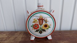 Nagyméretű Zsolnay porcelán magyaros kulacs