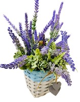 Lavender flower basket