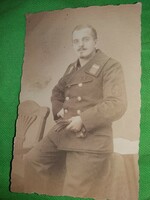 Antique i. Vh. German Navy soldier officer photo, postcard - postcard size according to the pictures
