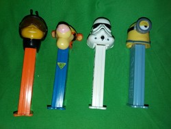 Retro pez candy figural holder dispensers wasp tiger star wars mignon 4 pcs in one according to pictures
