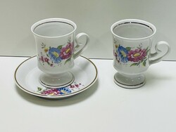 Ravenclaw morning glory patterned cups