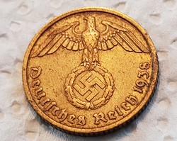 10 Reichspfennig 1938 g. Germany