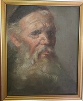 Daday Gerő ( 1890-1979) - Bölcs rabbi-portré - festmény
