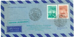 B-11 - helicopter mail service Szeged - Budapest