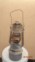 Kerosene lamp, storm lamp, made in Germany, feuerhand, with Jena glass