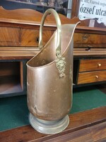 Antique copper umbrella holder