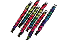Rainbow paracord bracelets