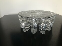 Georgshütte thick crystal glass candle holder, heat-resistant vi. - Bel mondo series (m159)