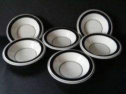 Vintage Finnish Arabia faenza small porcelain bowls 6 pcs