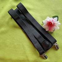 Wedding htg01 - black y-shaped snow groomer/ suspenders
