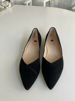 Új  fekete velúr Högl balerina cipő UK4-es méret