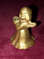 Bronze angel candle holder