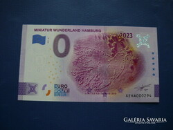 Germany 0 euro 2023 dove of peace! Hamburg! Rare commemorative paper money!