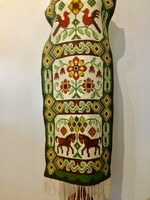 Vintage Scandinavian embroidered wall protector