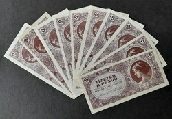Ten thousand b.-Pengő 1947 (10 pieces)