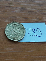 Chile 5 peso 1996 aluminum bronze bernardo o'higgins 793