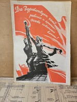 Propaganda  Szocialista iskolai plakát!