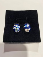 Goebel porcelain earrings