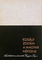 Hungarian folk music by Zoltán Kodály