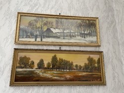 Noémi Tavaszy oil wood fiber paintings