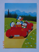 Old, retro disney postcard: duck tales