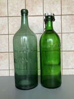 2 antique mineral water bottles!