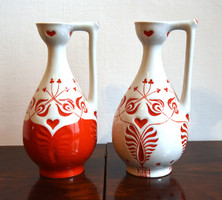 Pair of Hungarian Zsolnay jugs, xx. S.