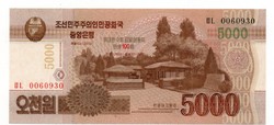 5,000 Won 2013 North - Korea
