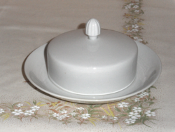 Weimar white porcelain butter holder