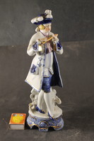 German echt cobalt baroque figure 814