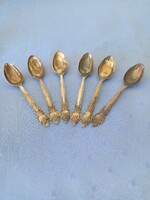 Silver Plated Baroque Spoon Set (6)