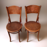 3 antique thonet chairs together or separately