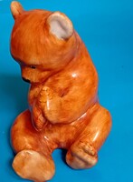 Large ceramic bear teddy from Bodrogkeresztúr