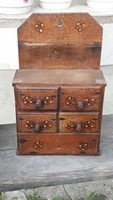 Transylvanian wood, spice cupboard with drawers